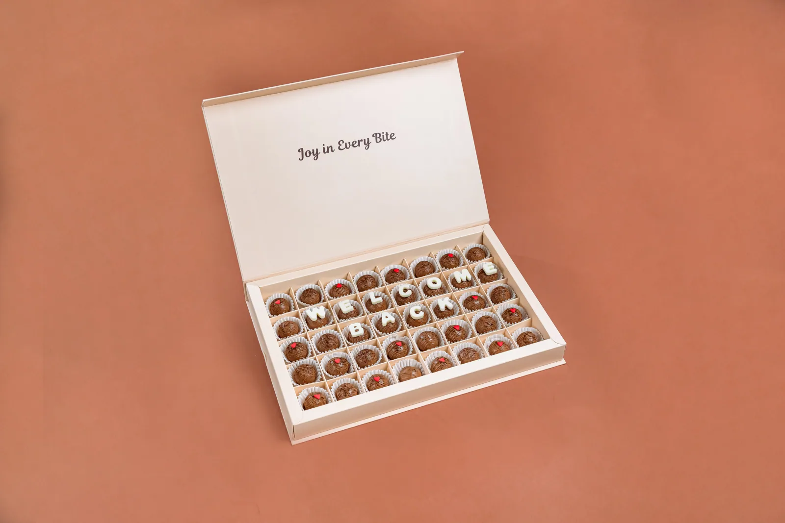 40pcs Oreo Truffles with letters Welcome Back