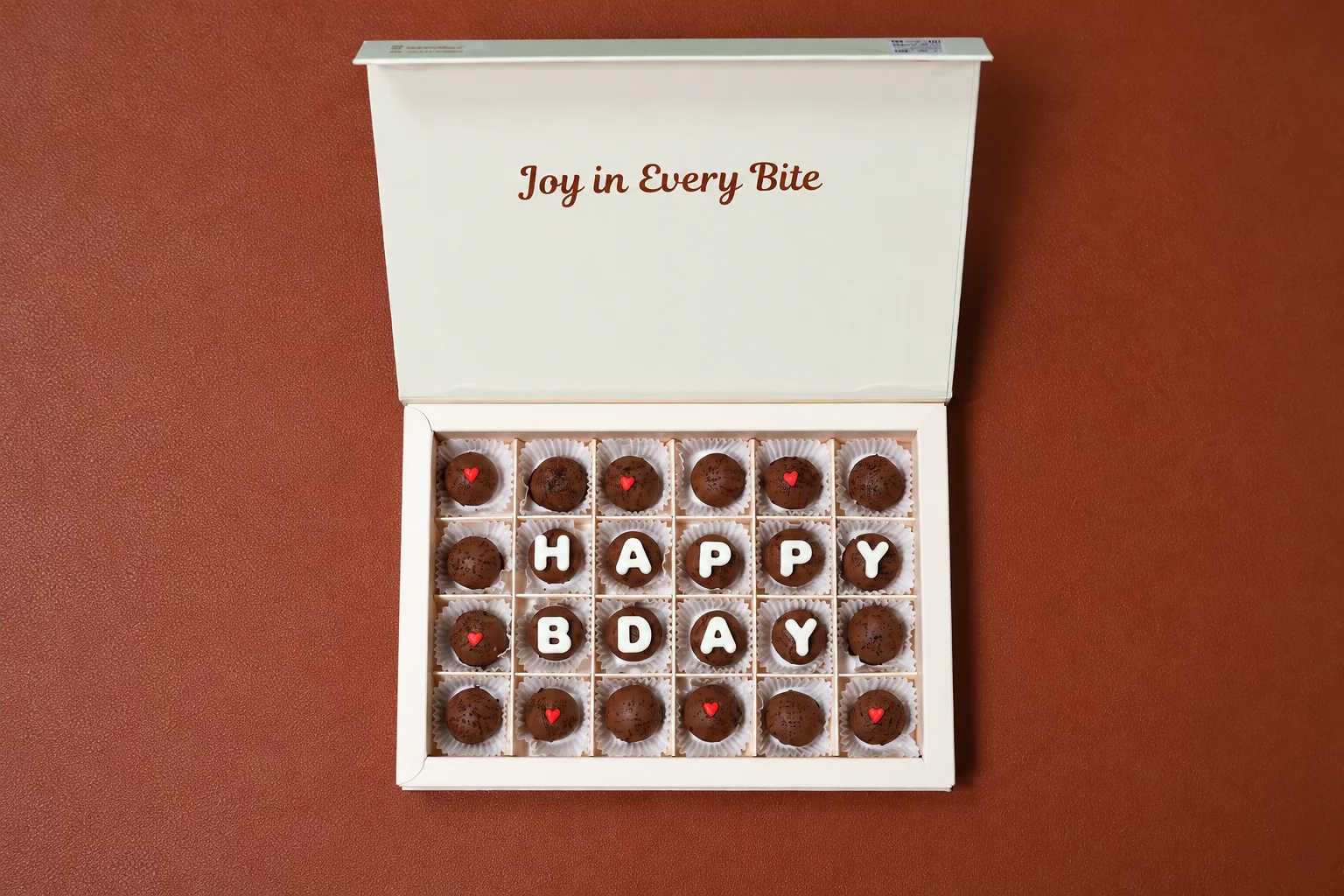 Oreo Truffles with letters Happy Birthday