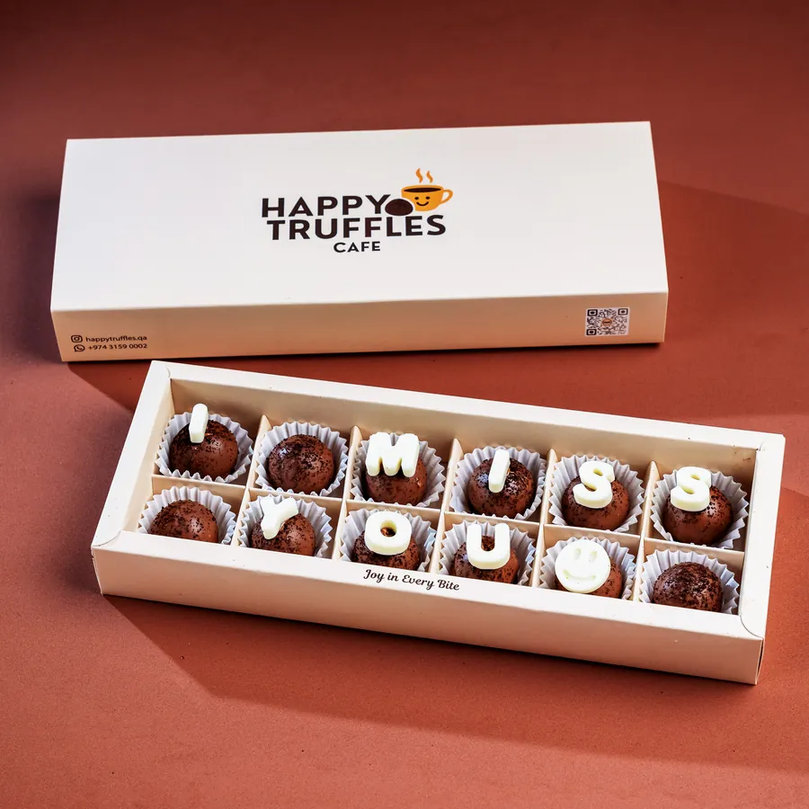 Oreo Truffles with Letters I miss you · 12 pcs